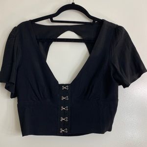 Black forever 21 crop top